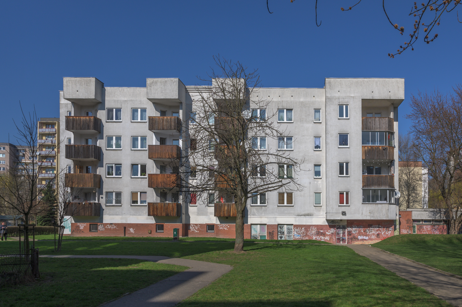 Zdjęcie architektury budynku Budynek mieszkalny